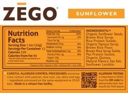 Zego Nutrtion Panel