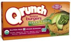Qrunch Chili Quinoa Burgers