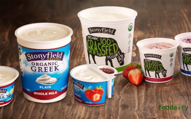 Stonyfield organic yogurts