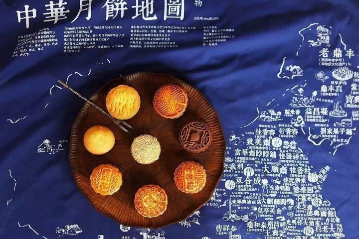 一张中华月饼地图+八枚老字号月饼，这款月饼礼盒戳人心坎！ | Foodaily