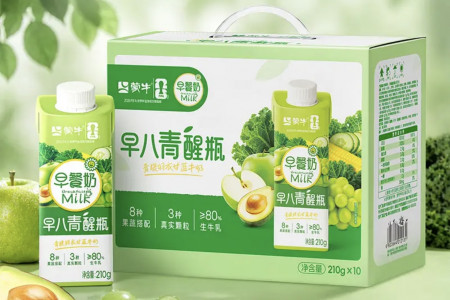每日早报 | 蒙牛推出「早八青醒瓶」新品，元气森林上新「冰能量电解质能量饮料」