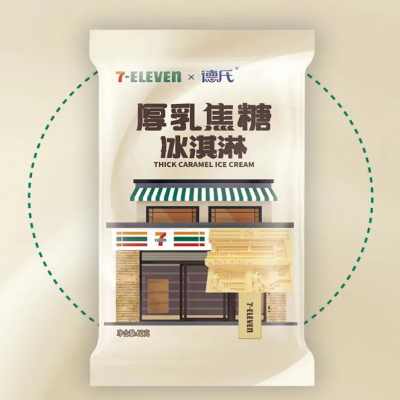 7-ELEVEn X 德氏 厚乳焦糖冰淇淋