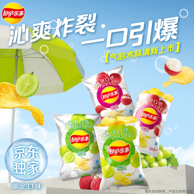 樂事 京東限定氣泡水味薯片