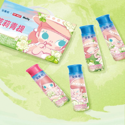 安慕希x泡泡瑪特Molly 茉莉青提酸奶