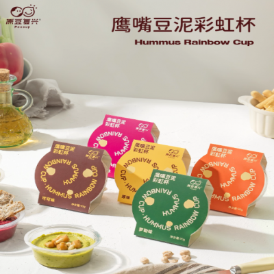 原豆复兴 鹰嘴豆泥彩虹杯