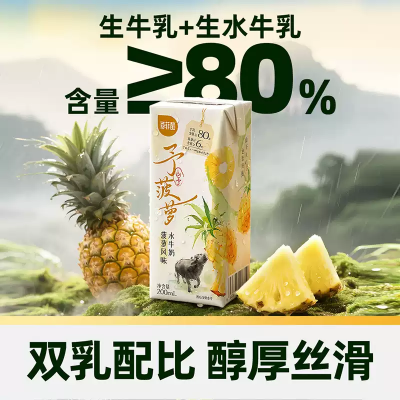 百菲酪 菠萝风味水牛奶
