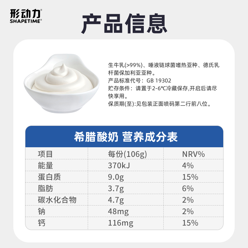 营养成分表