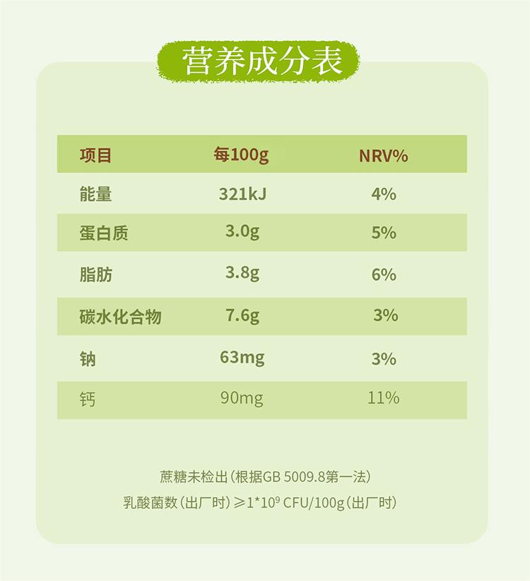 营养成分表