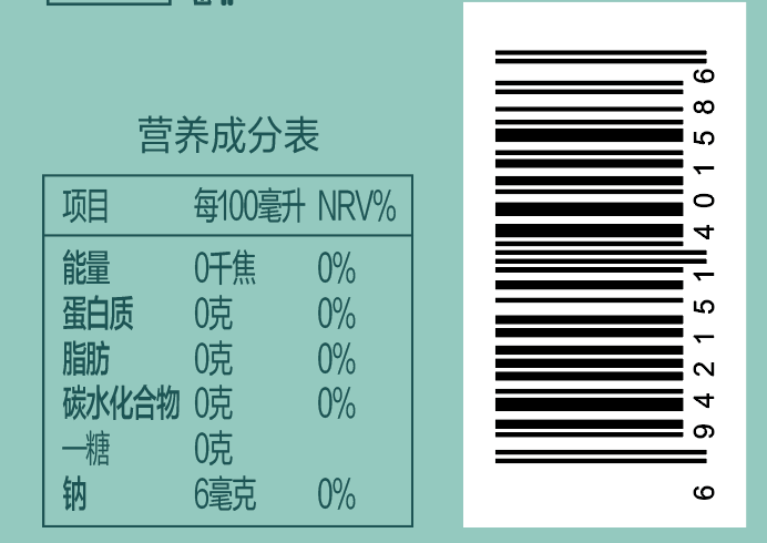 營養成分表