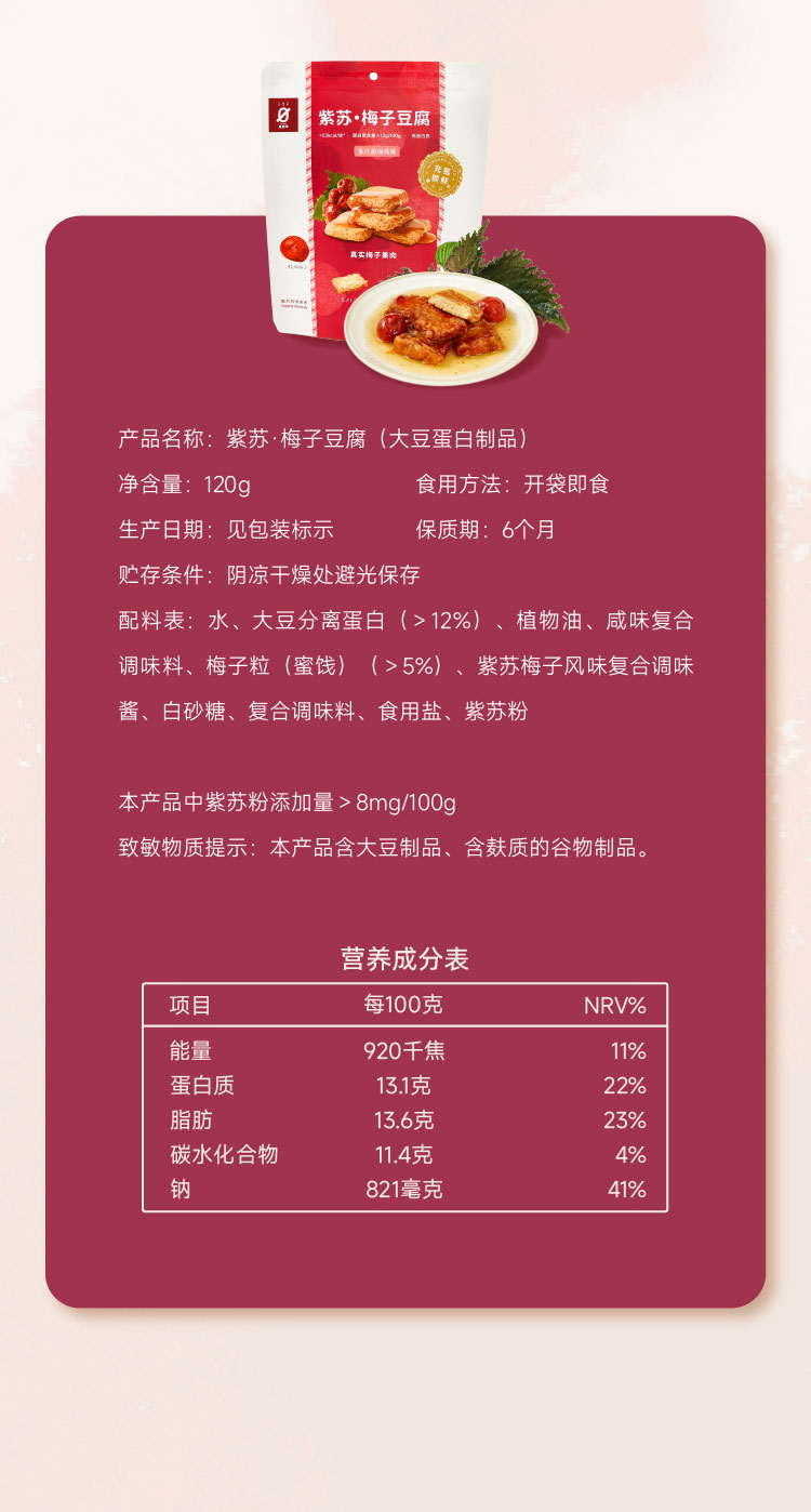 營養成分表